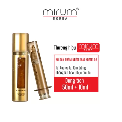 Bộ sản phẩm tái tạo tế bào từ nhân sâm hoang dã nuôi cấy Mirum wild ginseng cell culture essence Special set
